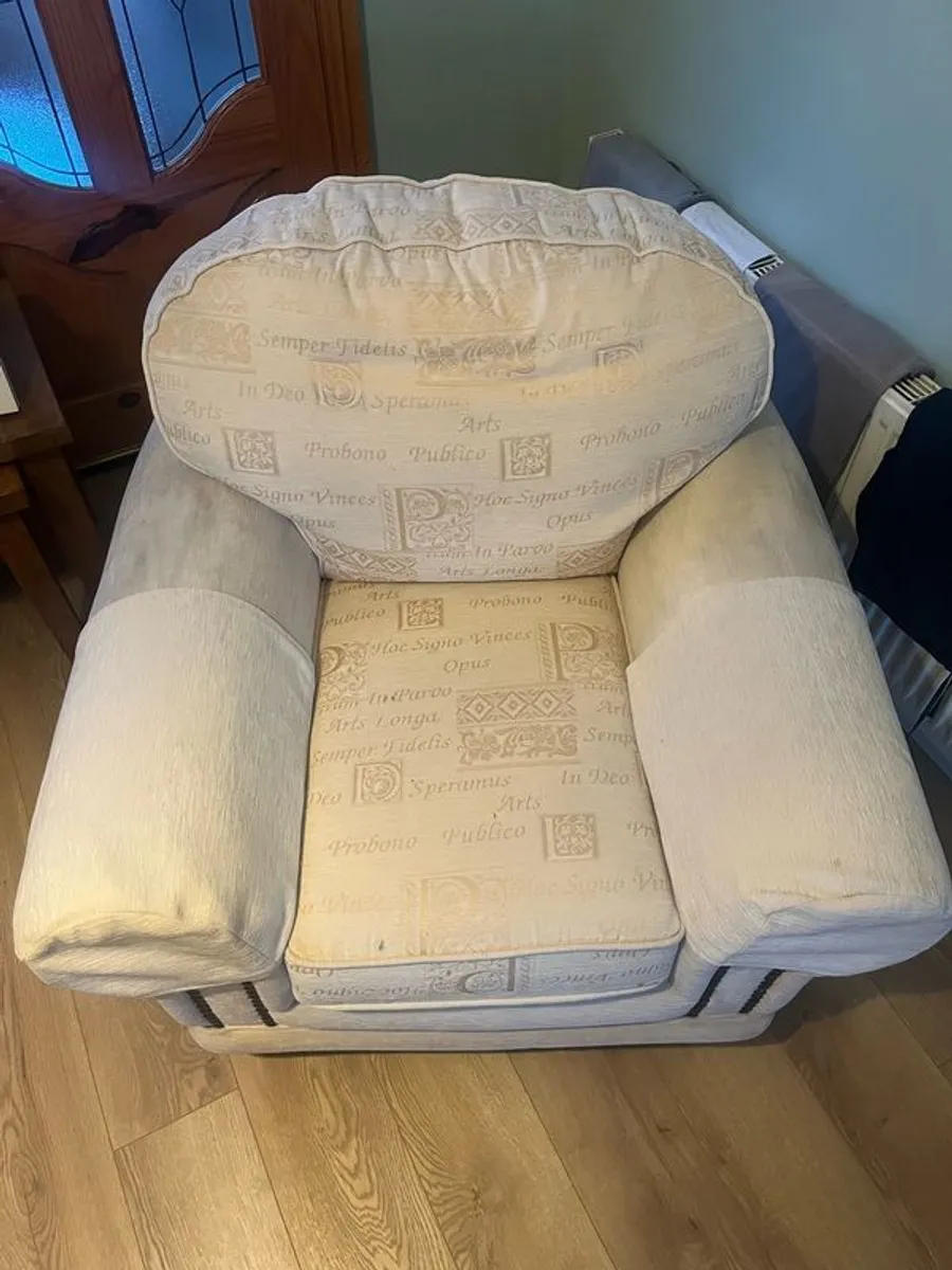 2&1 seater fabric sofa - Image 1