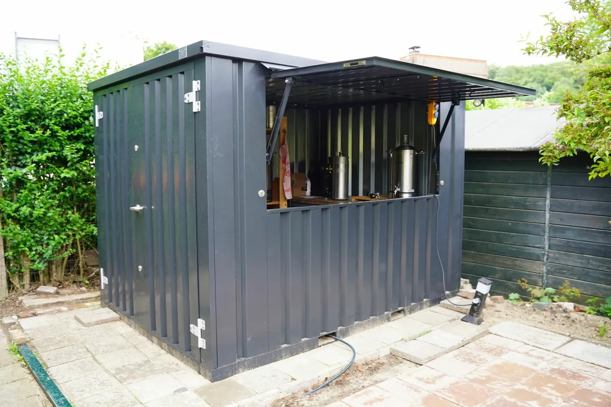 Outdoor Pub Container 3x2 – Weatherproof Build - Image 3