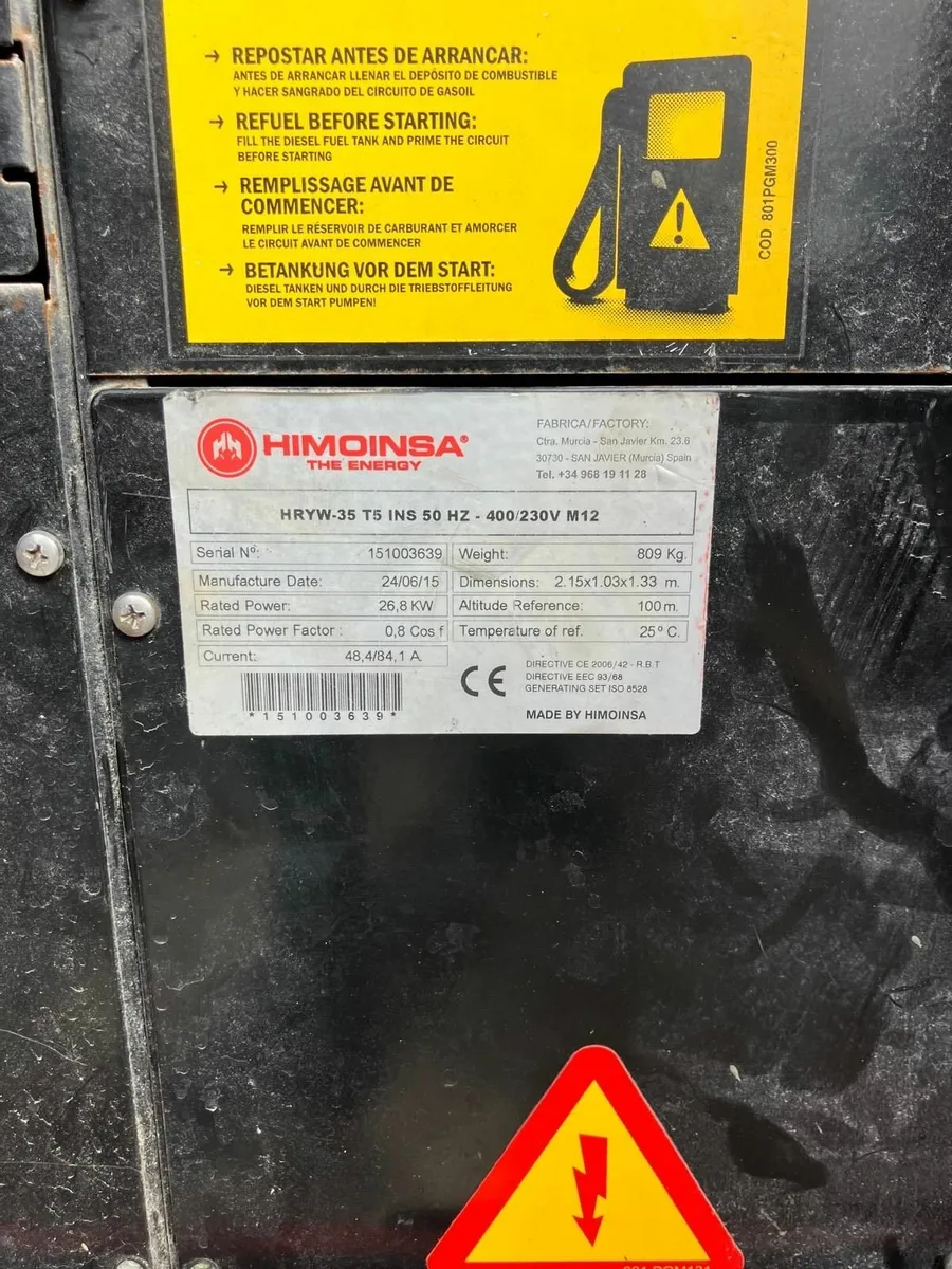 33KVA Three Phase Generator - Image 2