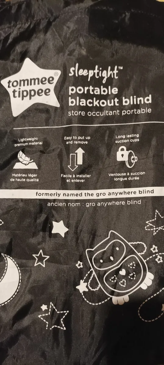 Tommee Tippee Portable Blackout Blind - Large - Image 1