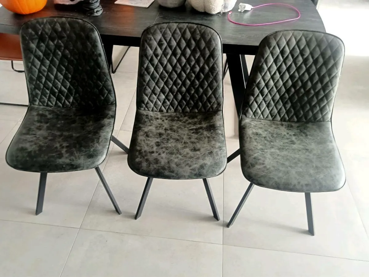 Grey dining chairs