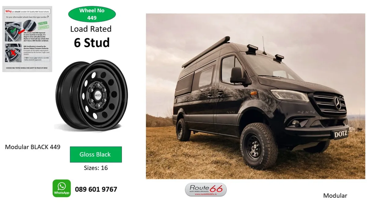 Van alloy wheels Route 66 - Image 3