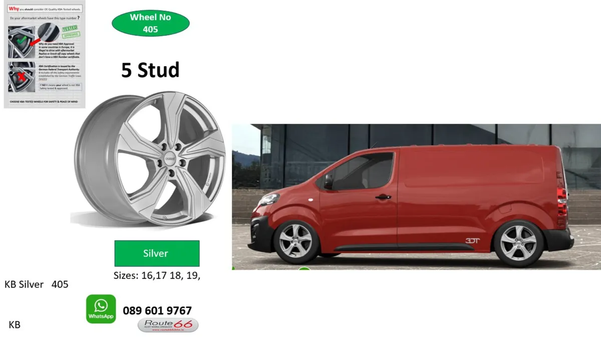 Van alloy wheels Route 66 - Image 4