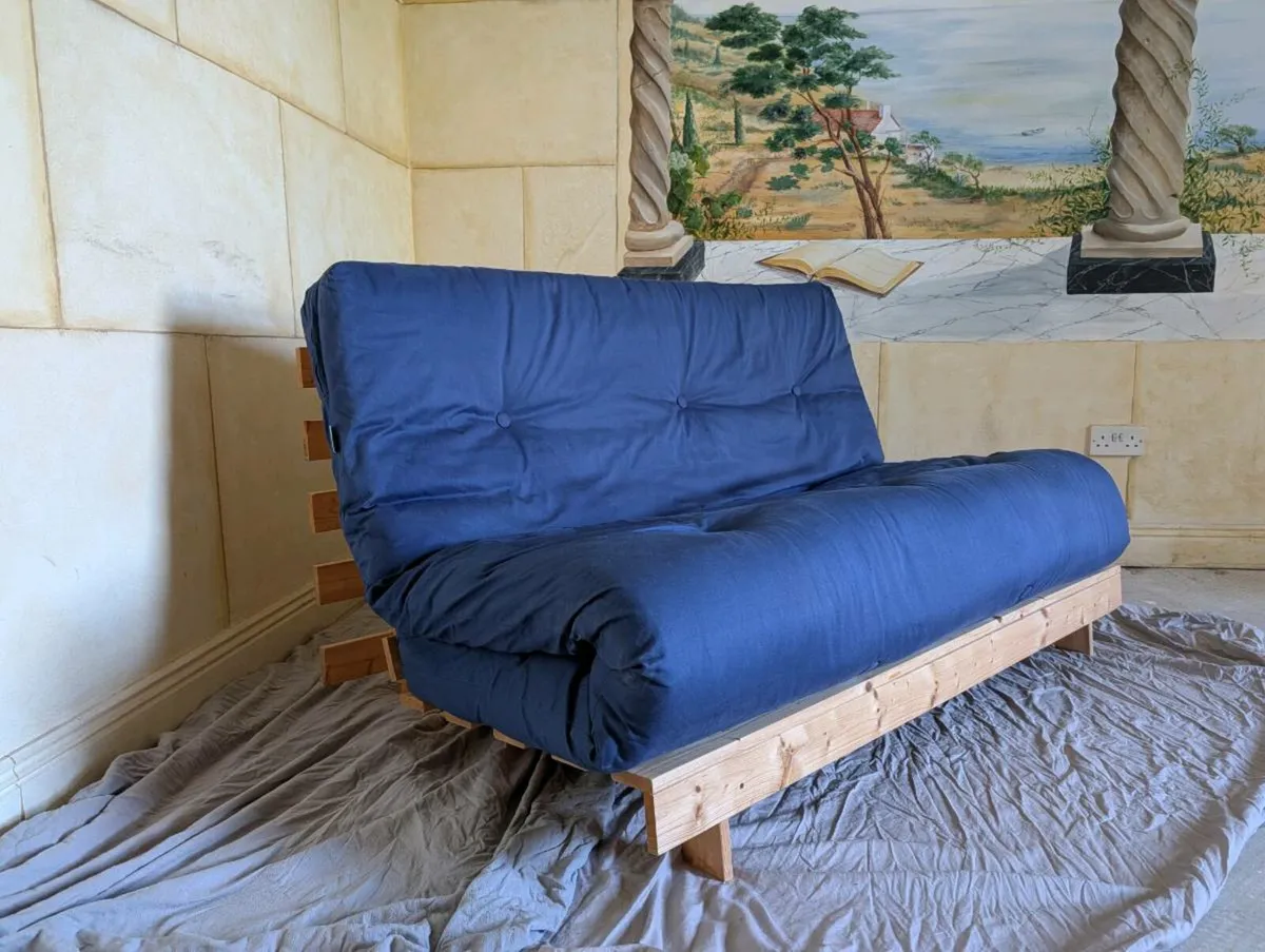 Futon Sofa Bed with Mattress