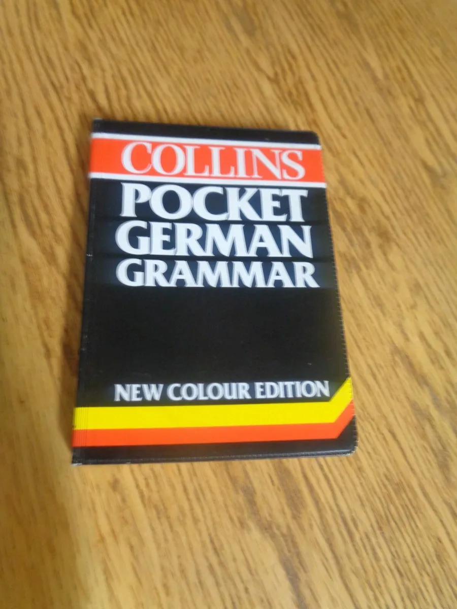Collins Pocket German Grammar Book for Sale - Image 1