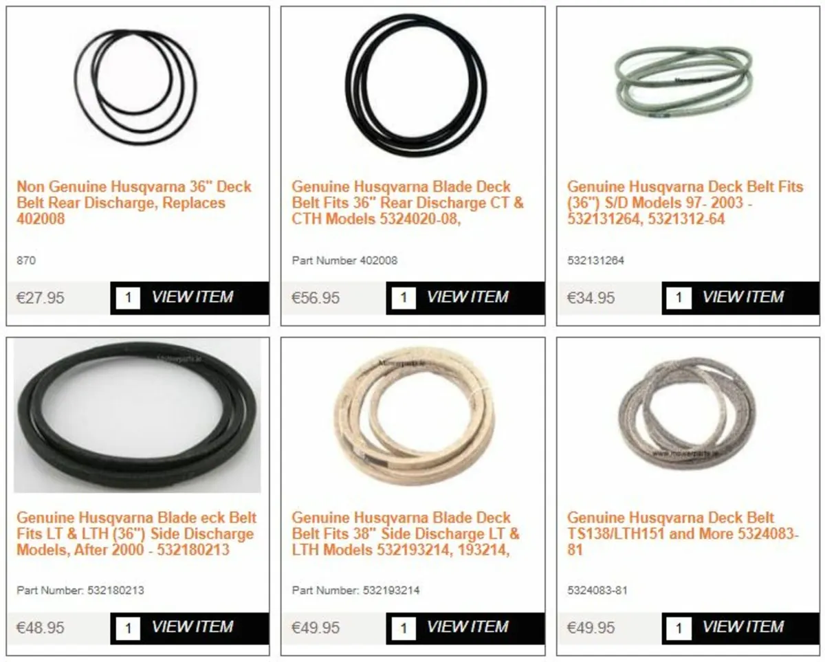 36" Husqvarna Craftsman Partner Deck - Image 2