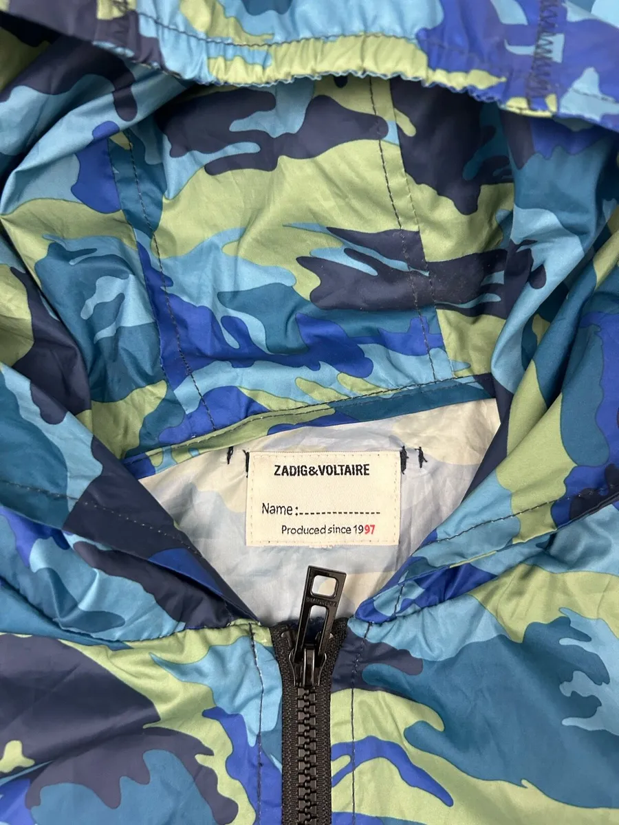 Zadig & Voltaire Full Zip Camo Windbreaker Jacket - Image 3