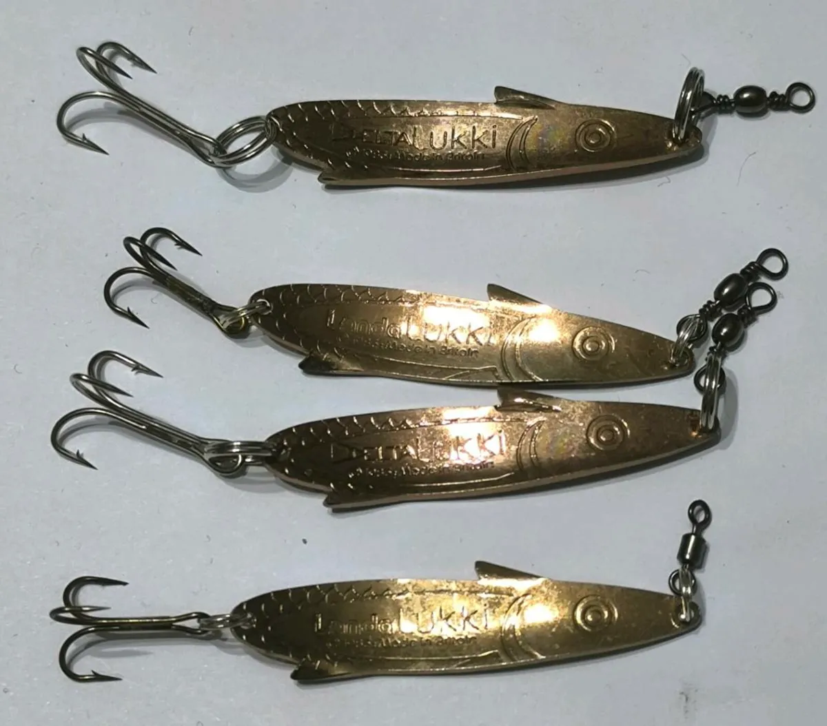 4 Vintage Landa/Delta Lukki lures 7g/10g rare NOS - Image 2