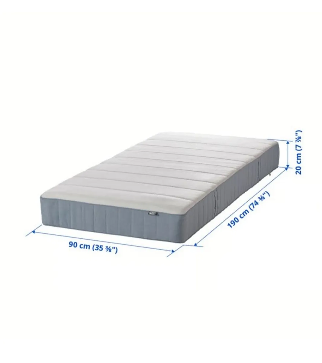 Super King Malm Bed Free Mattress Perfect conditio - Image 4