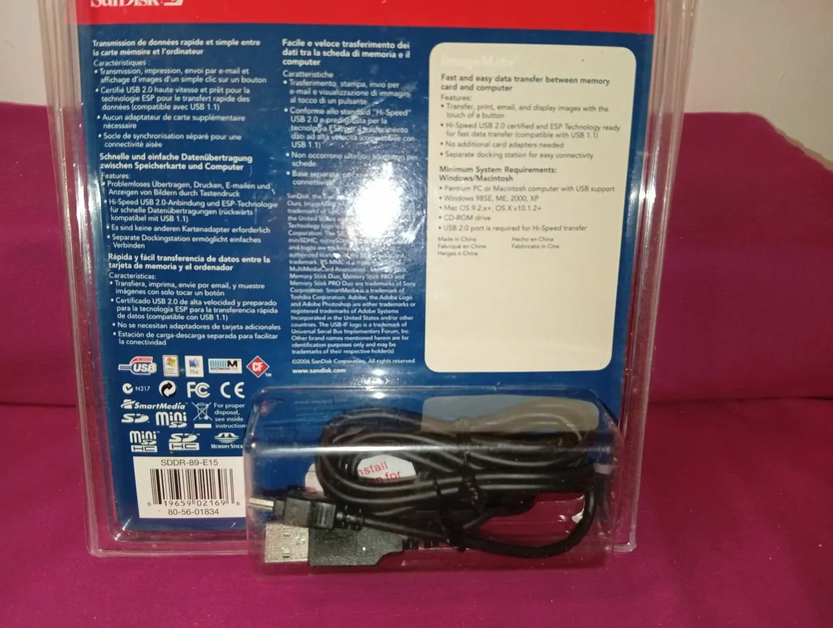 Sandisk 12 In 1 USB 2.0 Card Reader - SDDR-89-E15 - Image 2