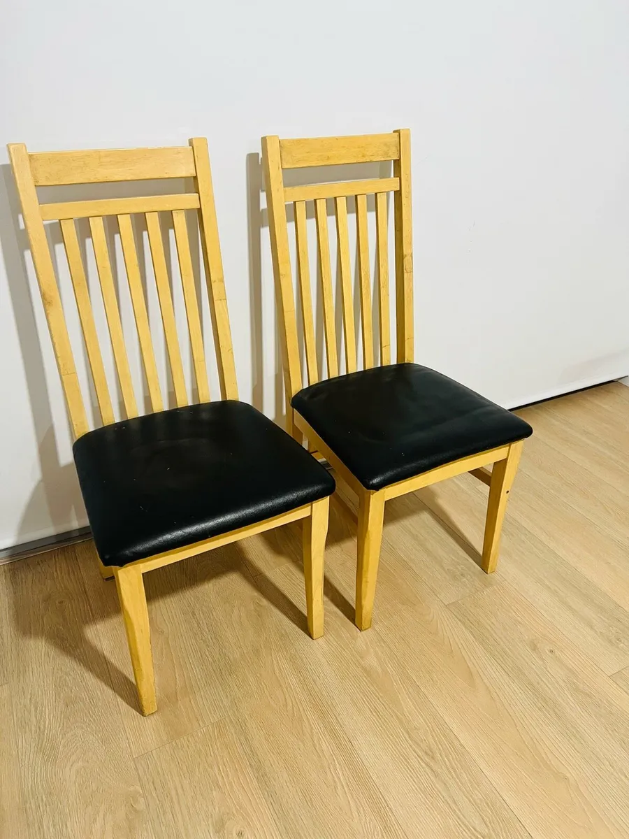 2x Dining Chairs - Image 1