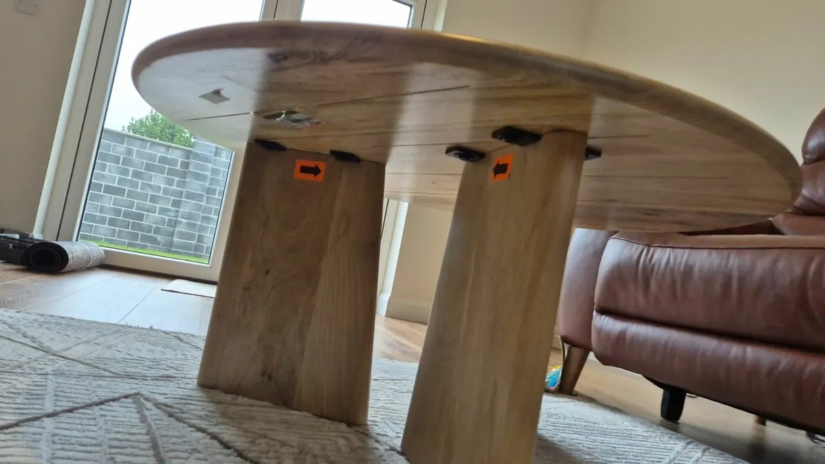 Coffee table marcella natural mangowooden - Image 1