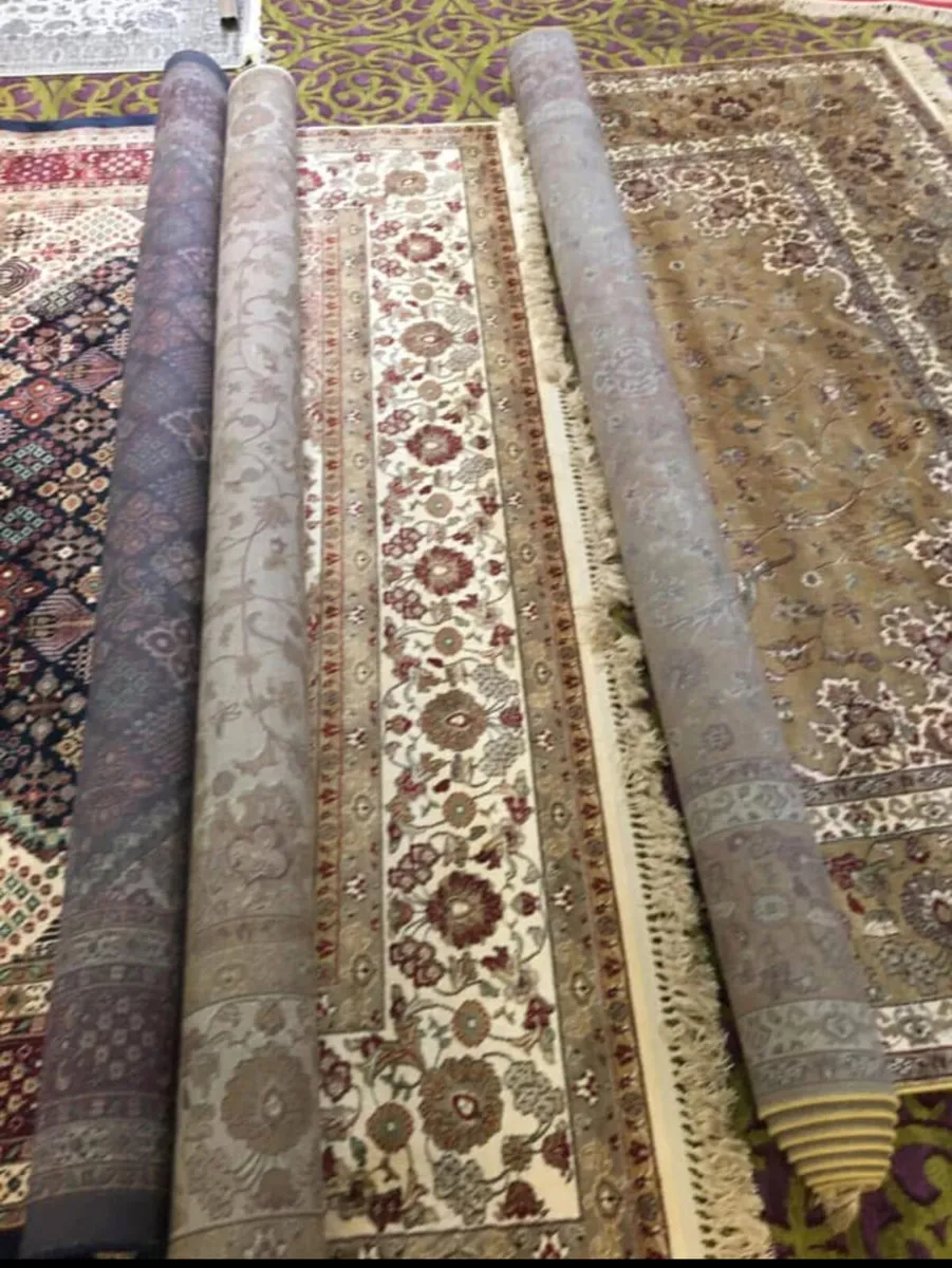 Kashmir pure silk Hand Knotted Rug - Image 1