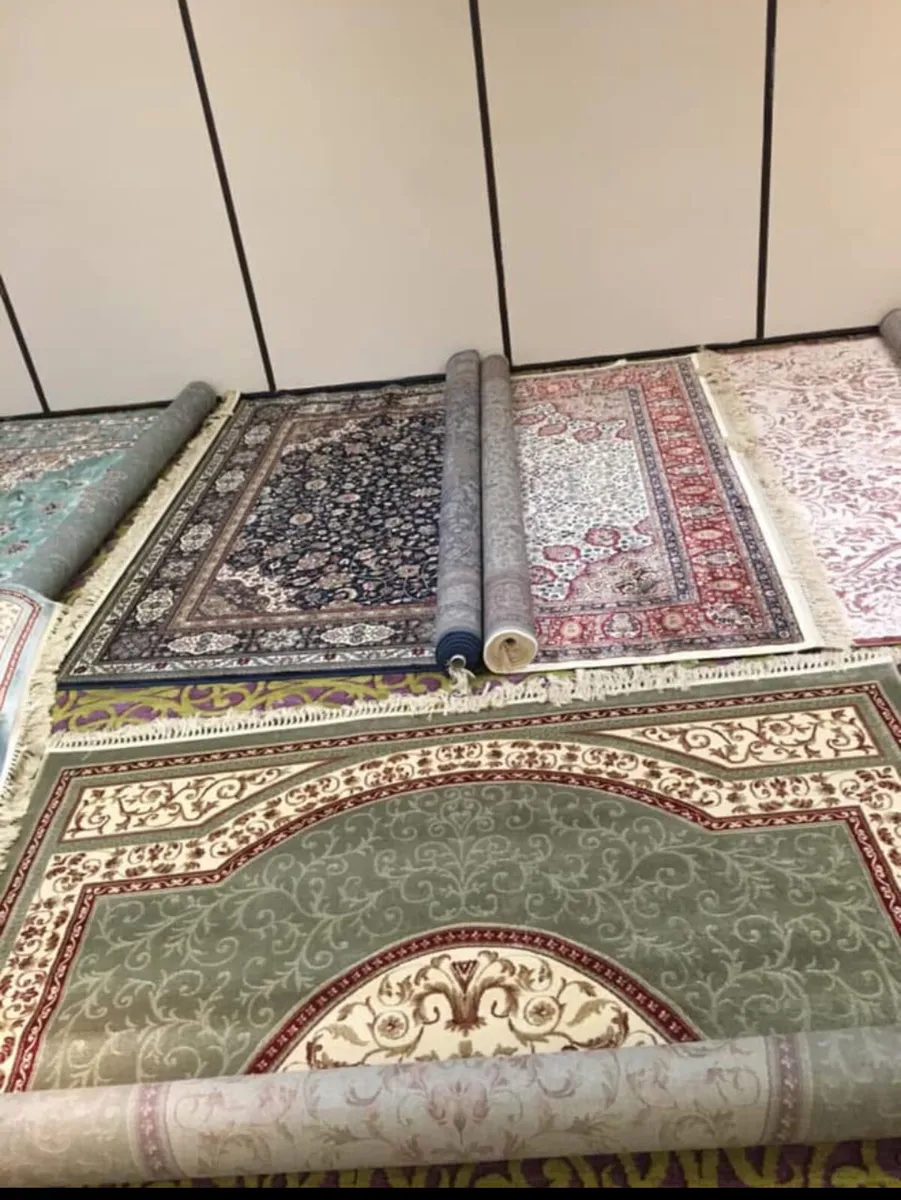 Kashmir pure silk Hand Knotted Rug - Image 2