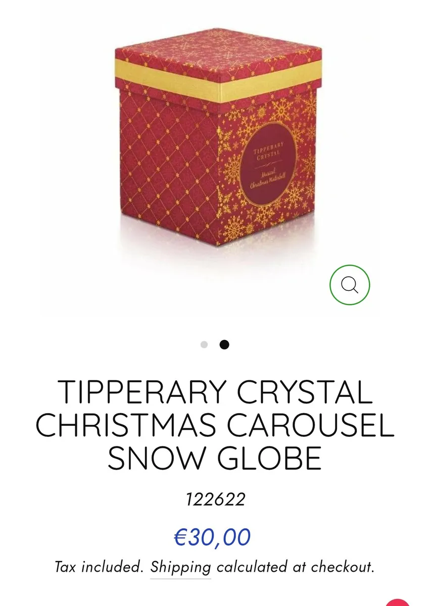 Tipperary crystal snow globe - Image 1