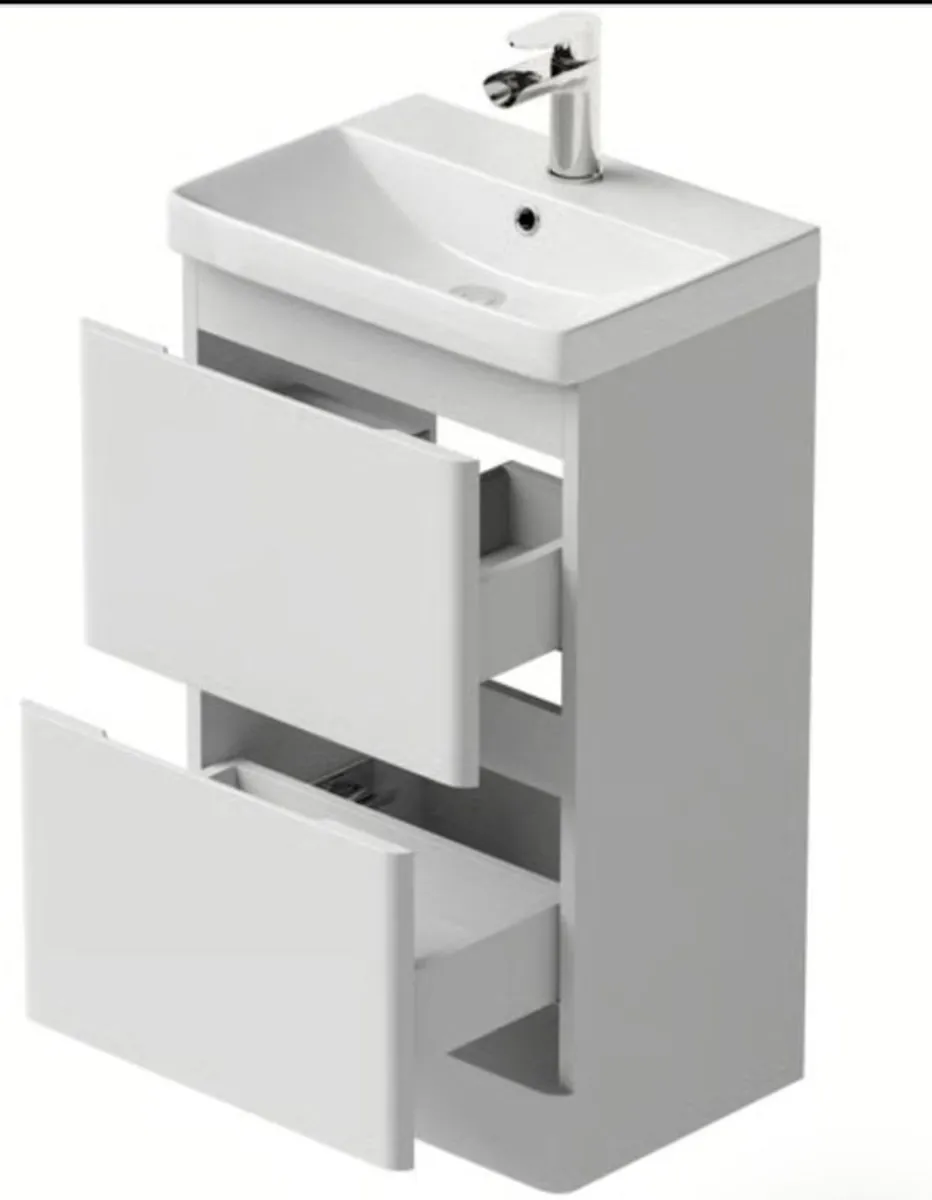 Floor standing Vanity unit 500mm width - Image 2