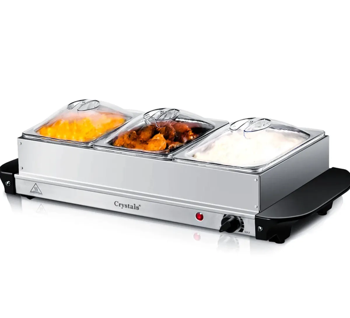 Electric Food Warmer Buffet Server 300w Hot Plate - Image 4