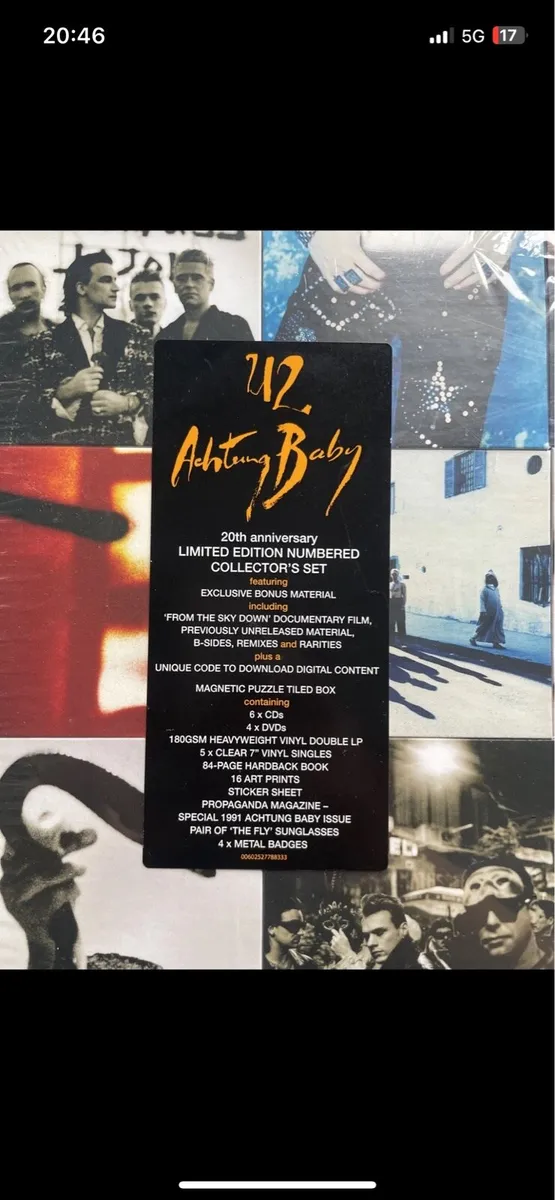U2 Achtung Baby 20th Anniversary Collectors Set - Image 2