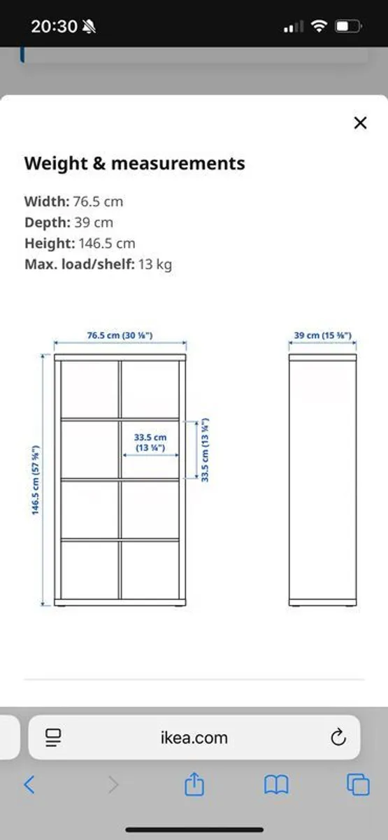 Kallax White shelving unit - Image 3