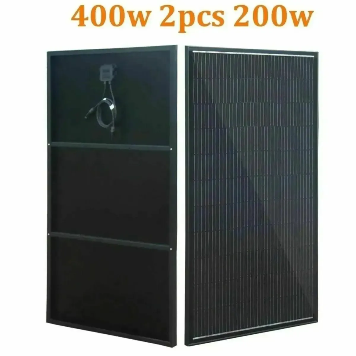 Solar Panel Kit 400W 12V 2×200W Aluminium - Image 2