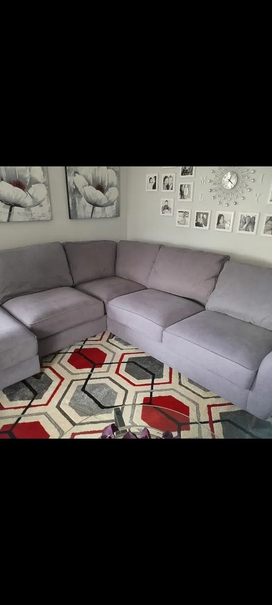 LARGE GREY L SHAPE SUITE - Image 1