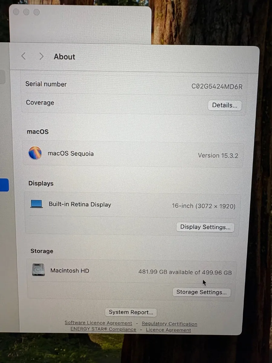 As New 16" Apple MacBook Pro Sequoia 512GB SSD, 16 - Image 3