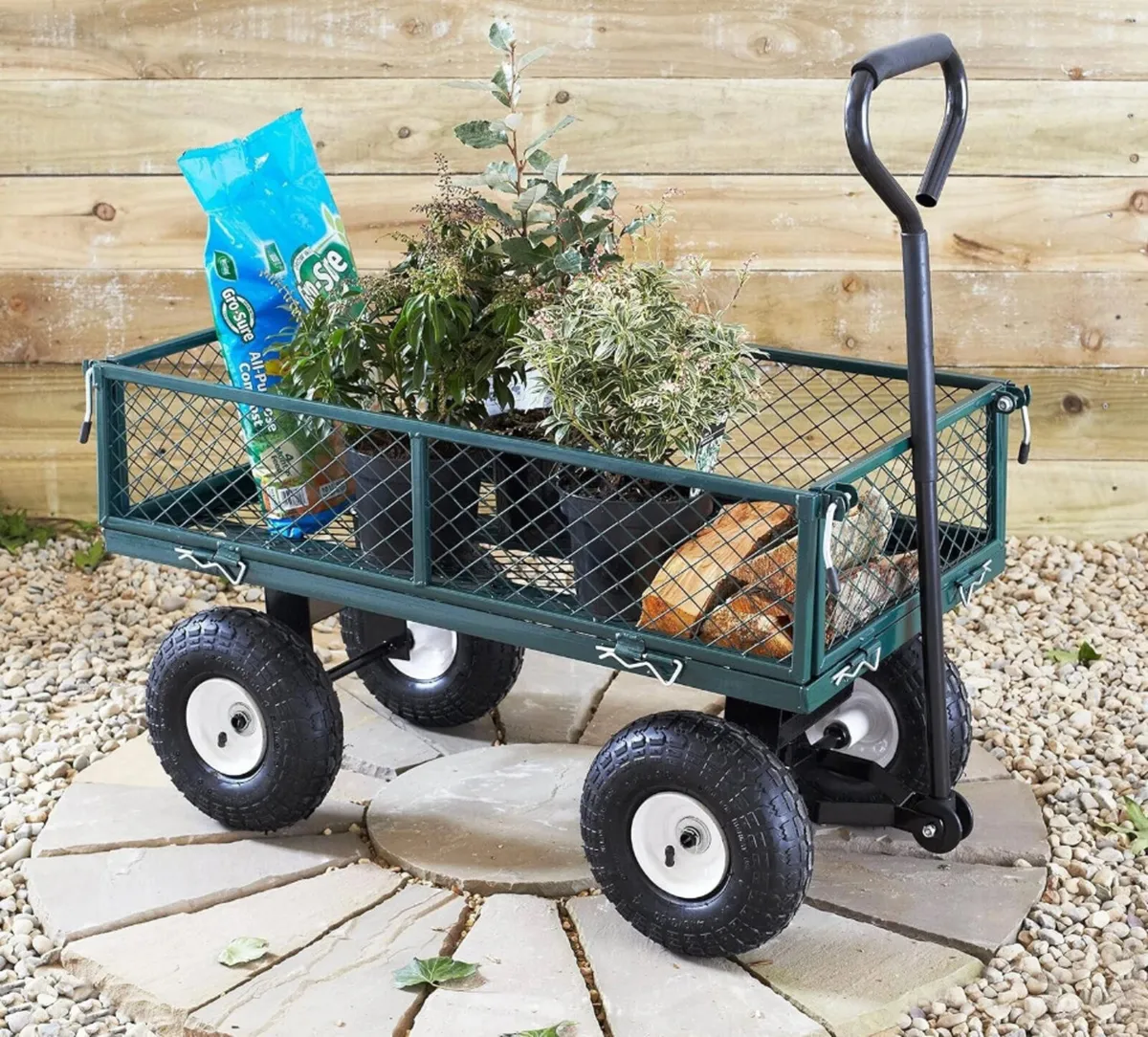 NEW Heavy Duty Garden Cart Utility Trolley - Image 4