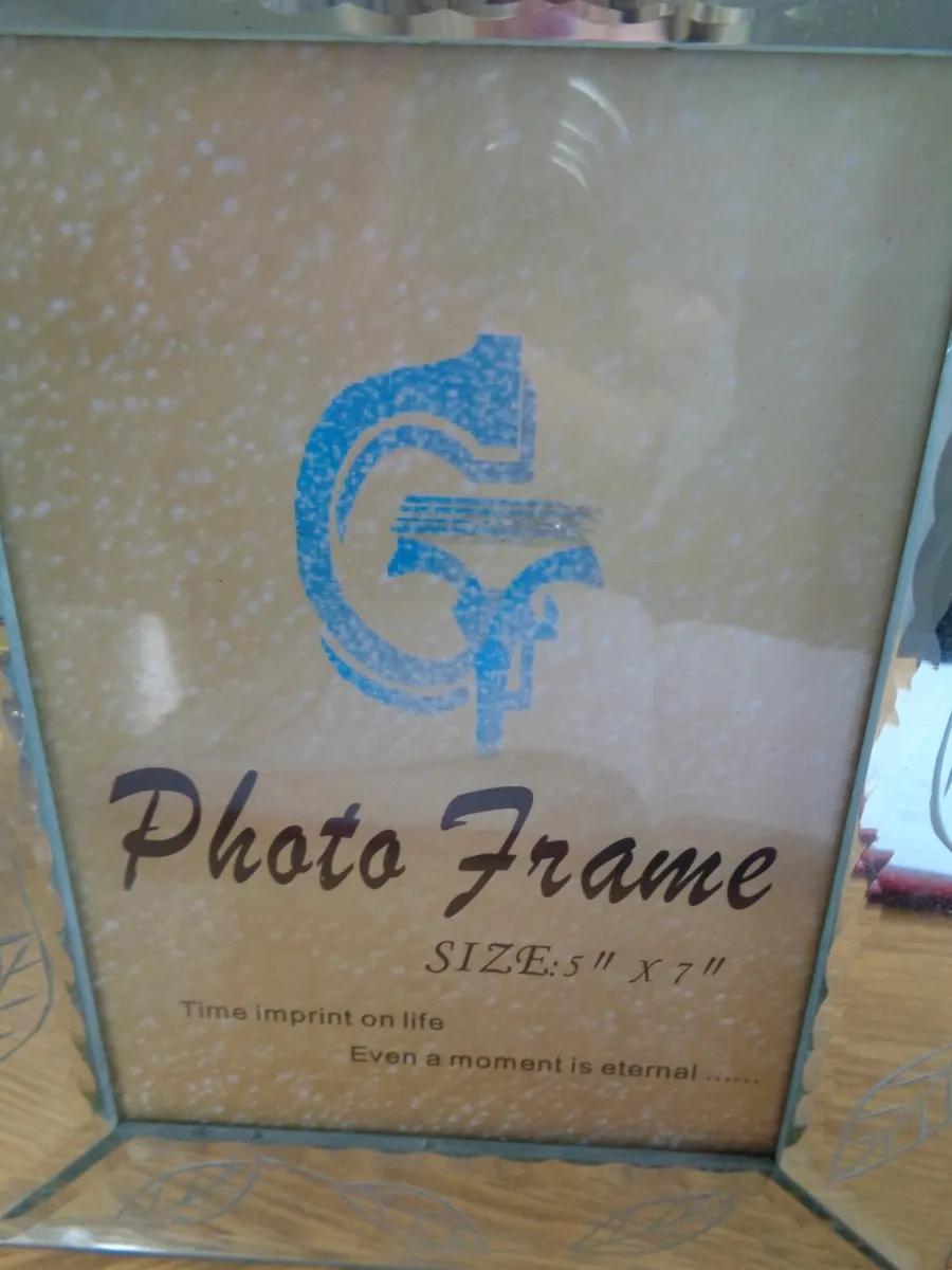 Glass Photo Frames x 2 for Sale - Image 2
