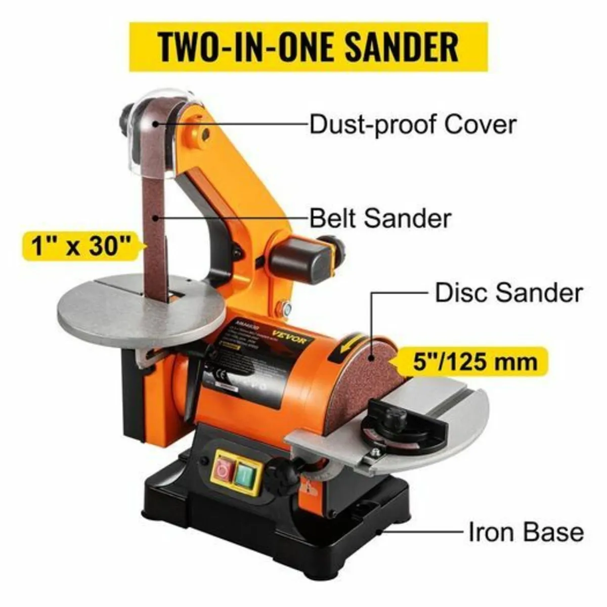 Electric Belt Grinder Sander 300W FREE DELIVERY - Image 2