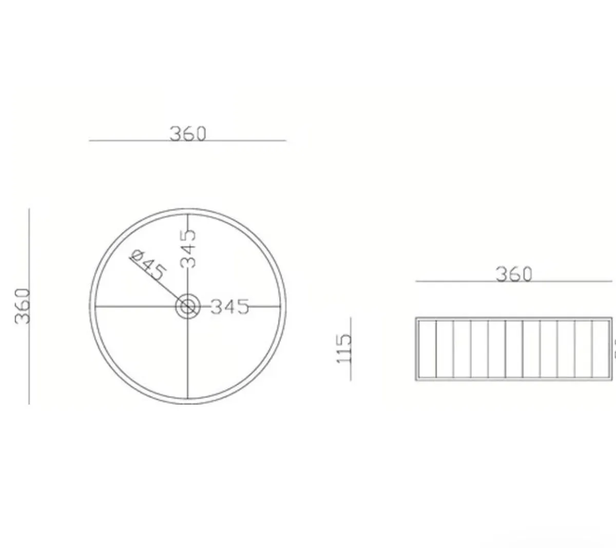 Bathroom Bowl Fluted - Image 4