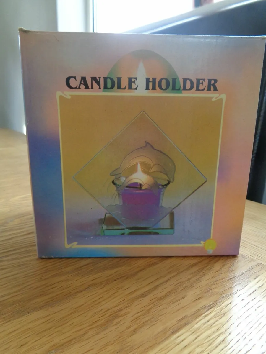 Glass Candle Holder for Sale - Image 2