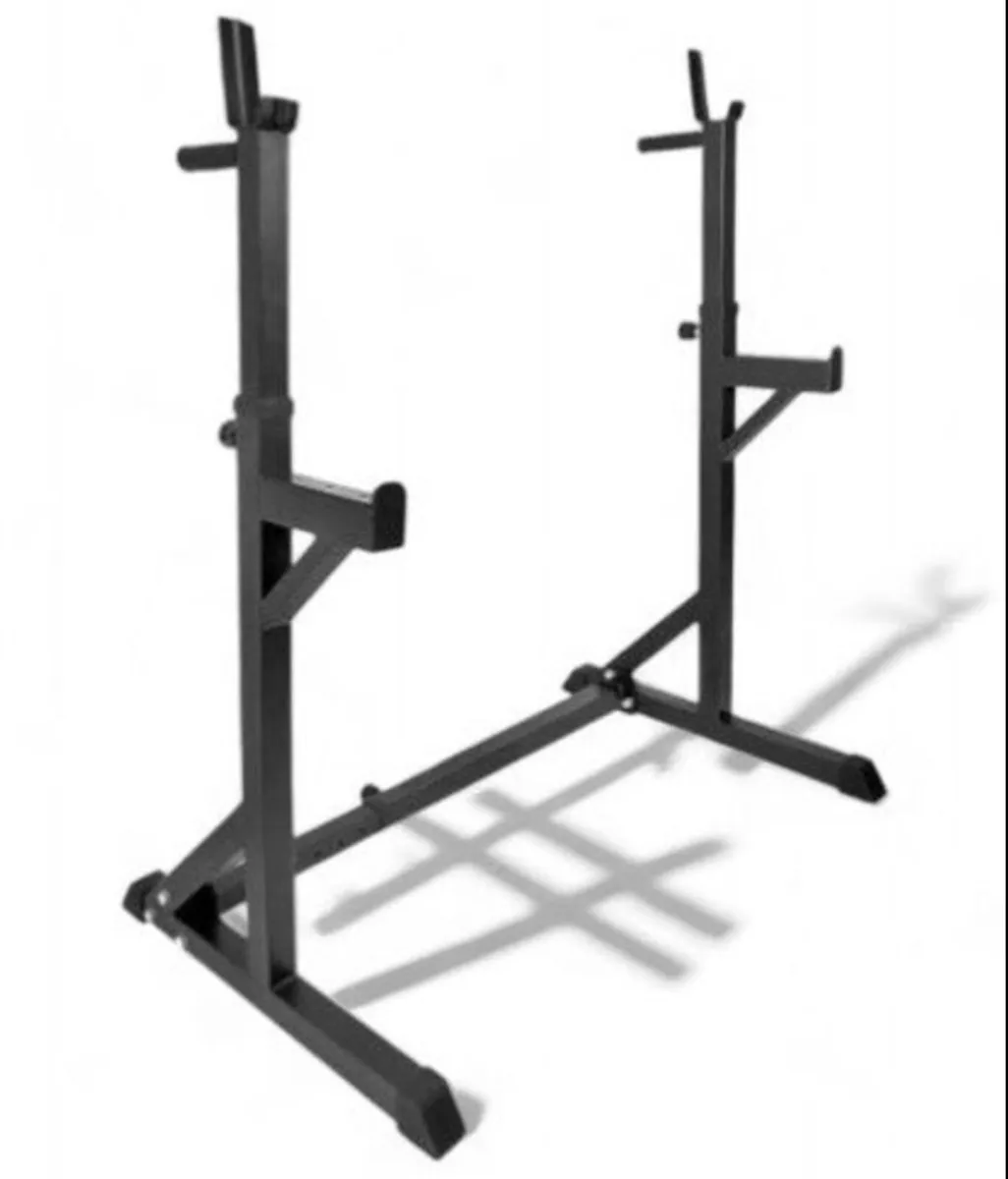 Squat Rack, Barbell, Weights, Bench (new) - Image 2