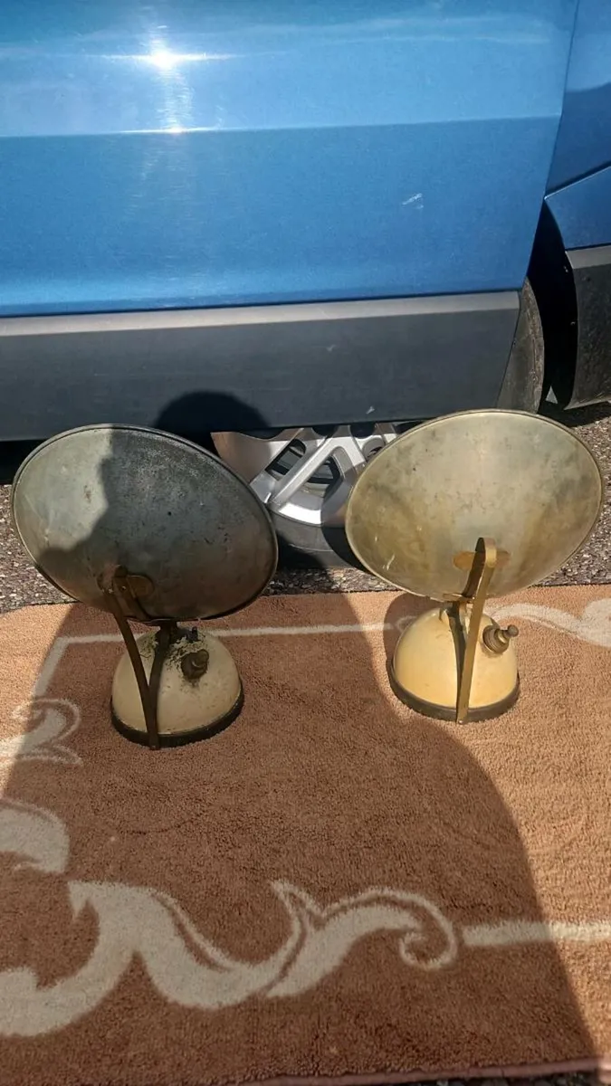 Old oil lamps  & weighing scales for sale - Image 2