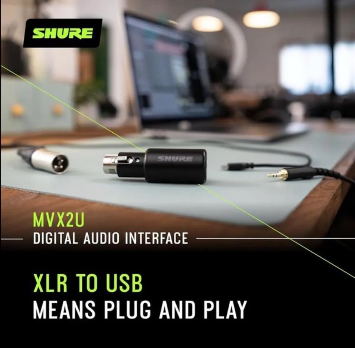 Shure MVX2U XLR-to-USB Digital Interface - Image 4