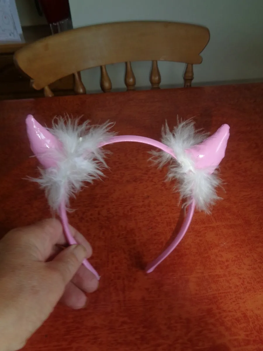 Pink Devil Head Band for Sale - Image 1
