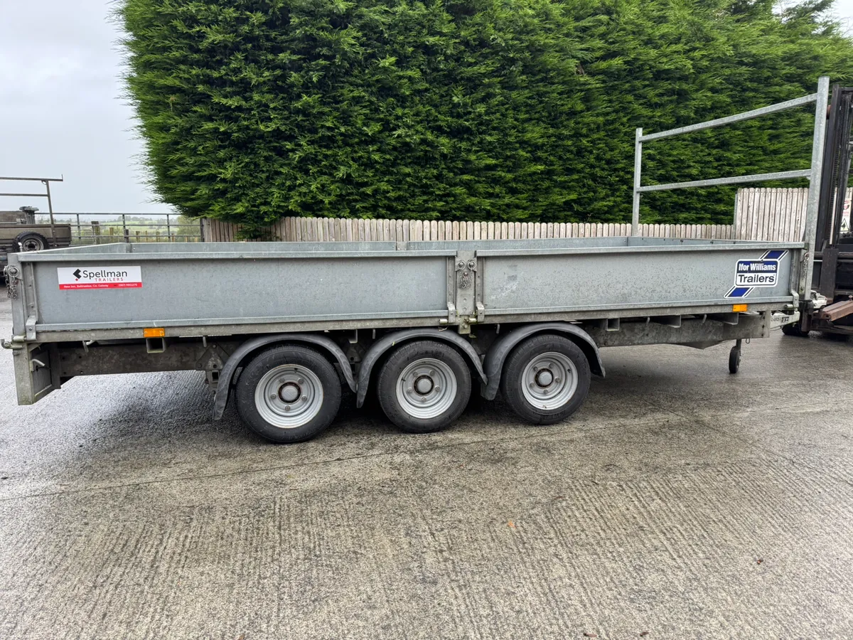 Ifor Williams dropside trailer - Image 1