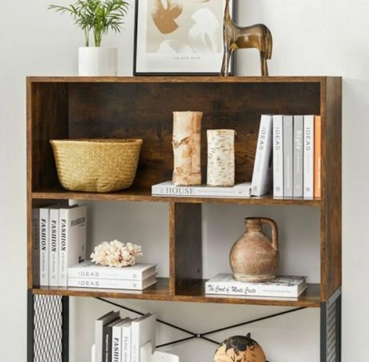 New 5 Tier Industrial Style Bookcase - FREE P&P - Image 2