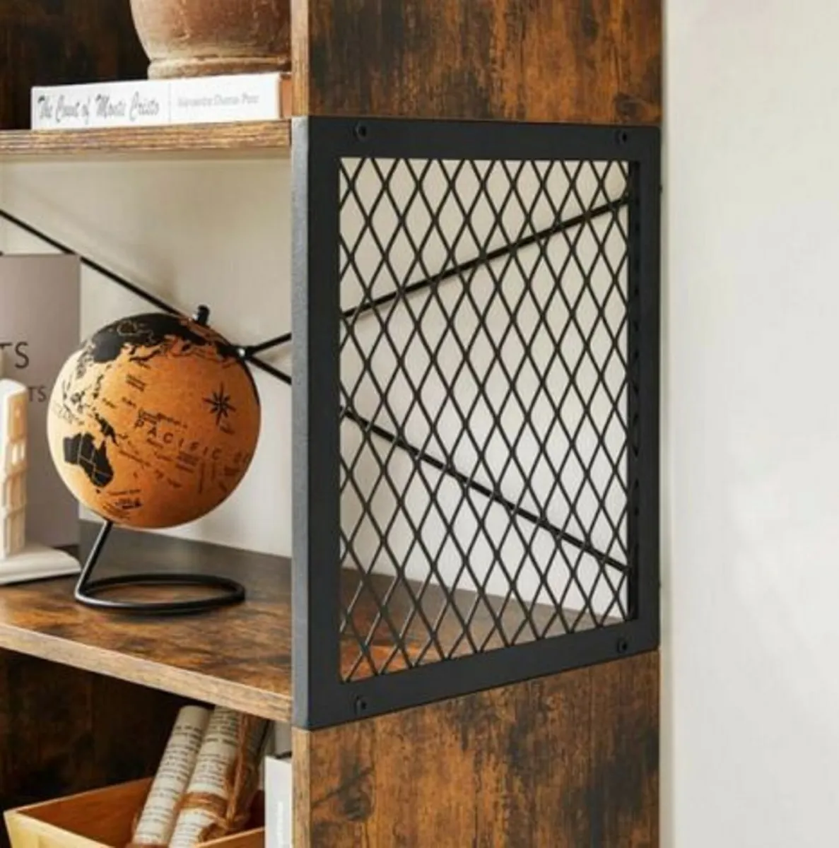 New 5 Tier Industrial Style Bookcase - FREE P&P - Image 3