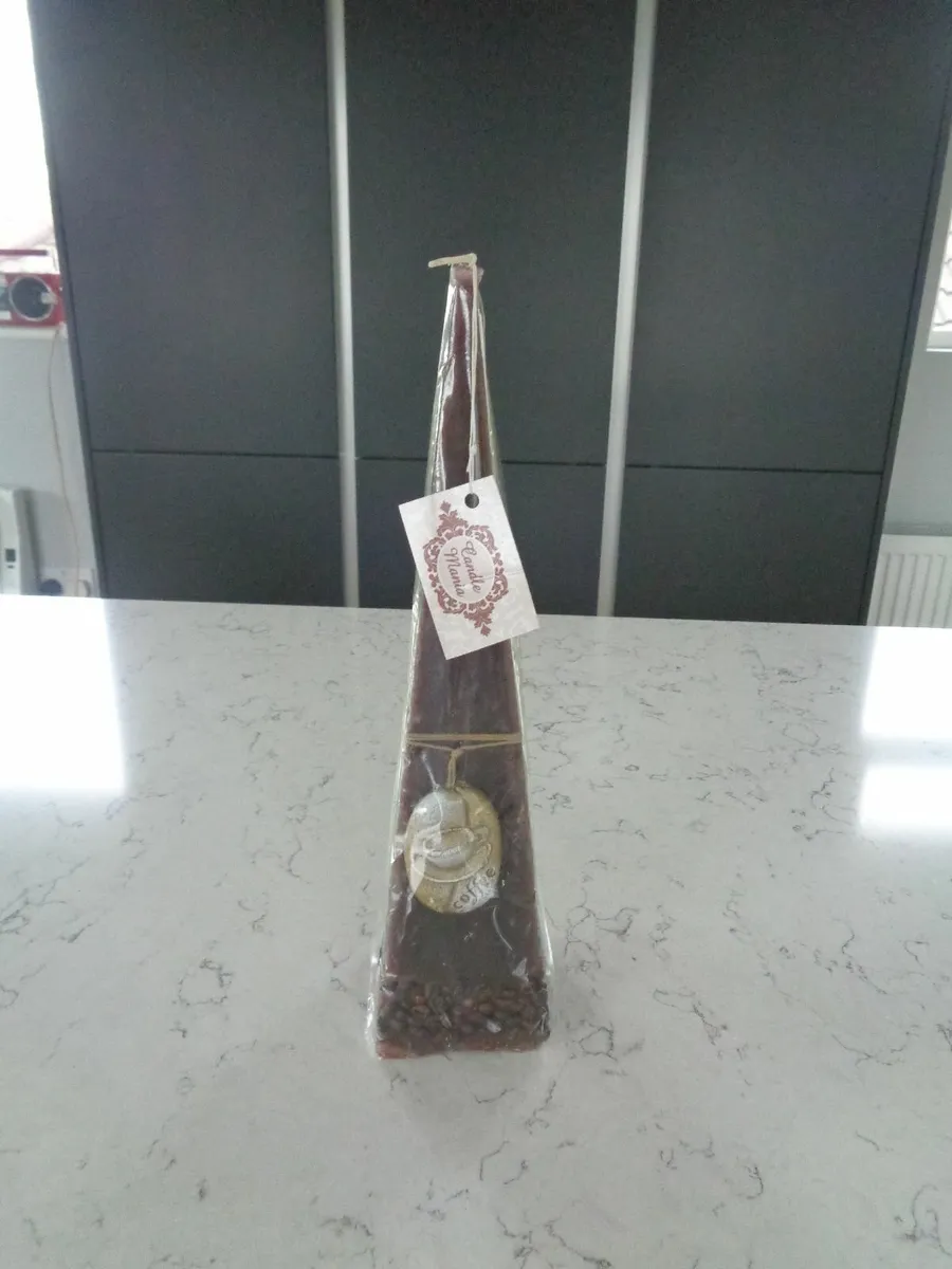 "Candle Mania" Coffee Scented Candle for Sale - Image 1