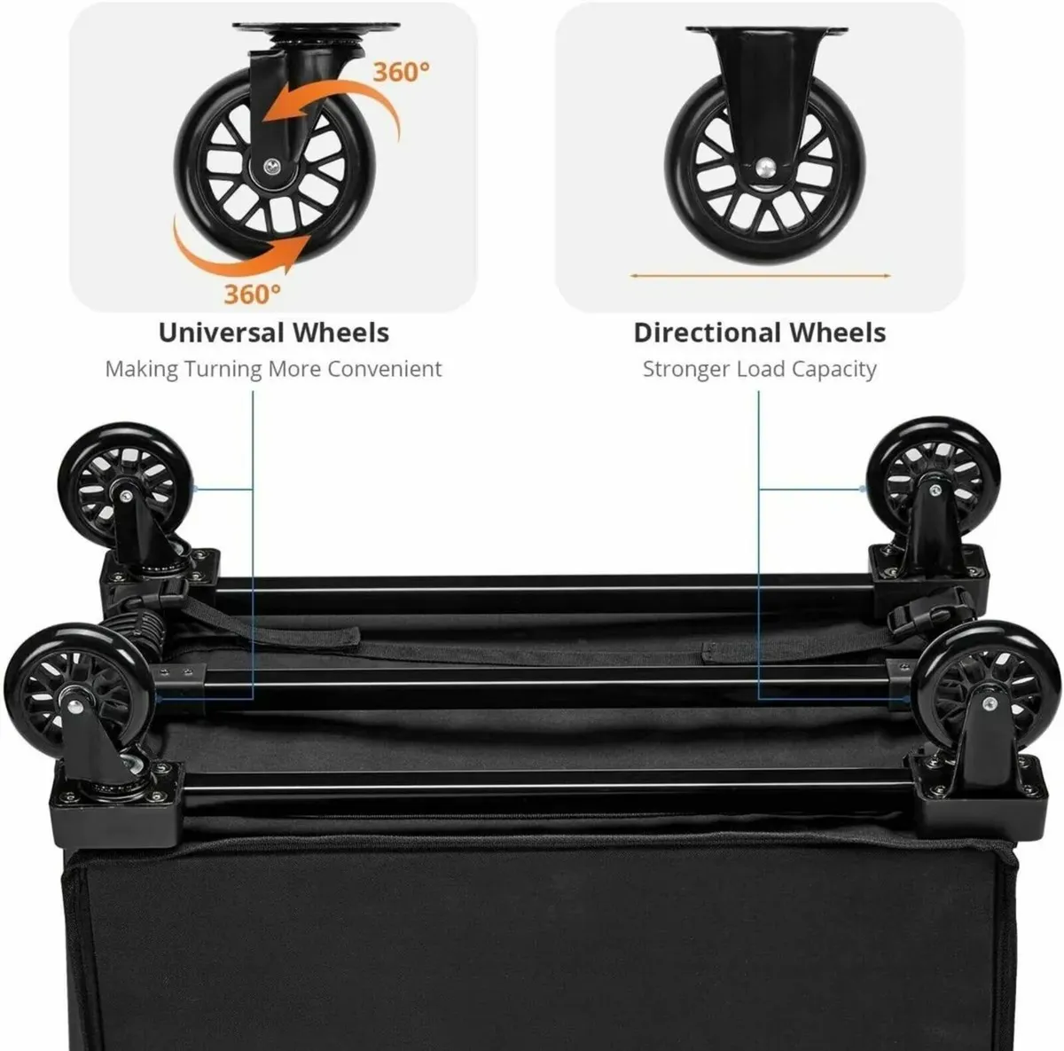 Hand Truck Foldable with Bag Heavy-Duty Use - Image 4