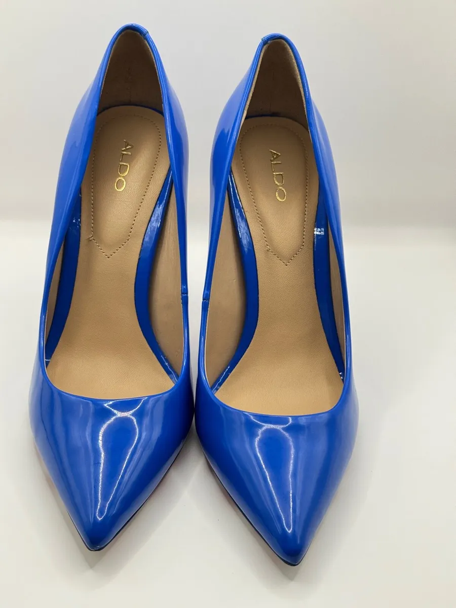 💙 ALDO Royal Blue Patent Heels - Image 2
