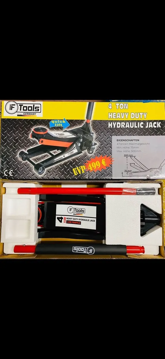 4Ton Low Profile Floor Jack - Image 4