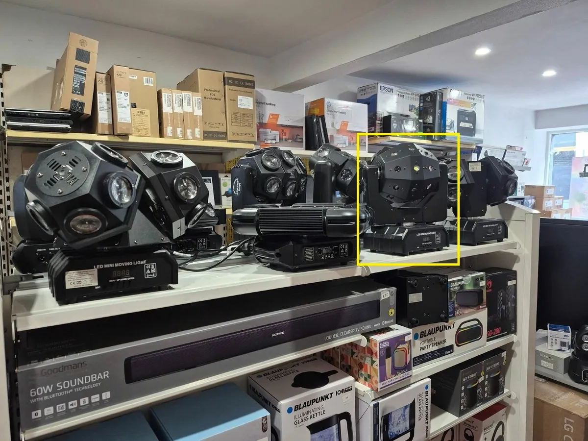 3In1  Laser, Strobe & Laser DJ Light 16Pcs LED 3W - Image 1