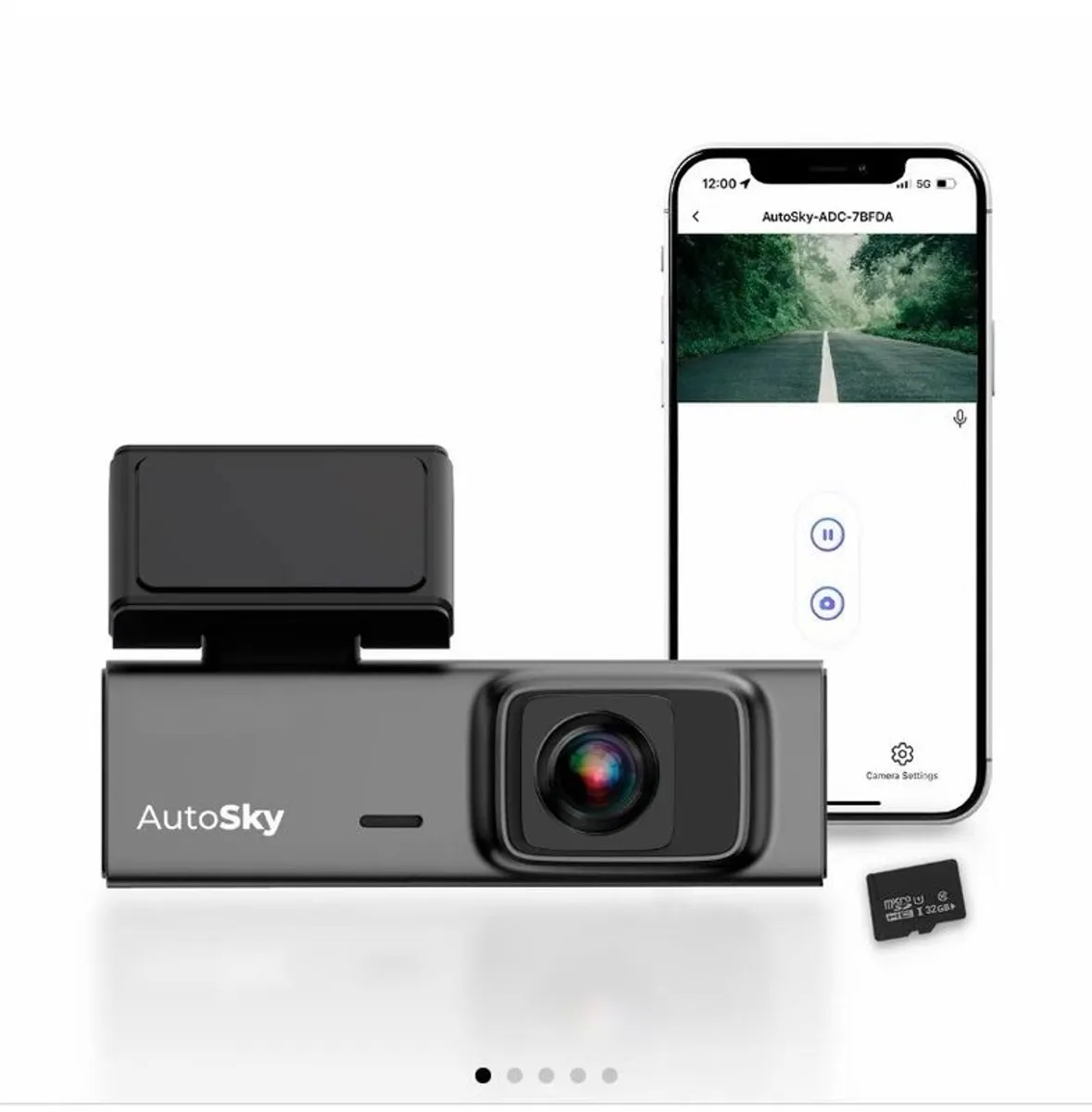 AutoSky 2K WiFi Dash Cam - Dashcam for Cars - Image 4