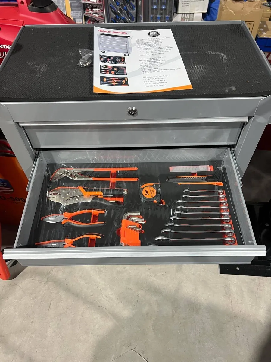 Genius Brother 5-Drawer Toolbox With 3Drawers Full - Image 3