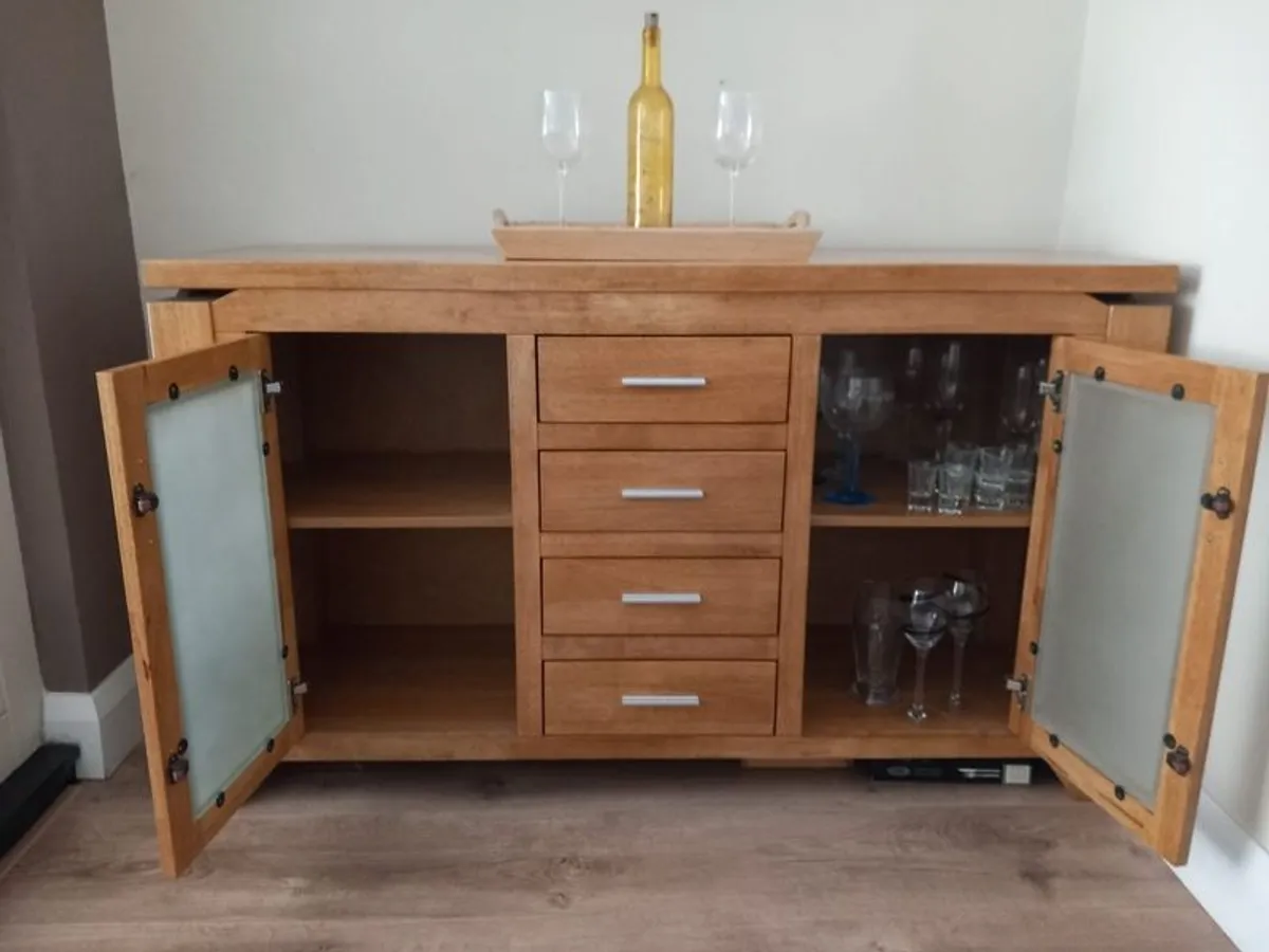 Solid Oak Cabinet - Image 4