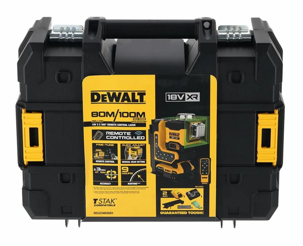 Top of the Line DeWalt 18v Remote Laser Level - Image 4