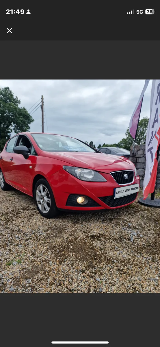 2011 SEAT IBIZA 1.2P MINT NEW NCT €4450 GALWAY - Image 1