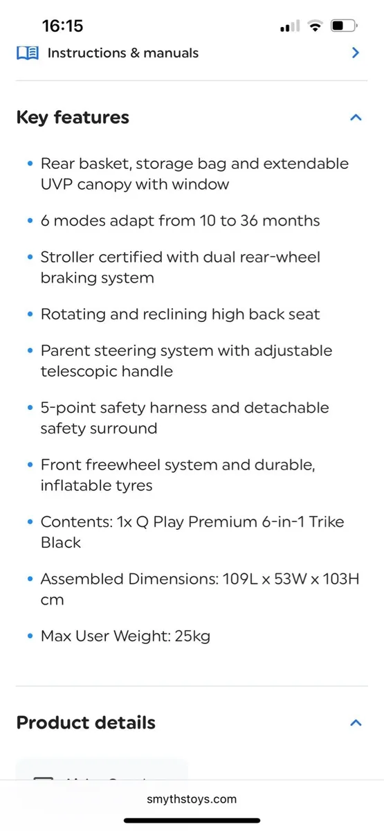 Kids trike - Image 3