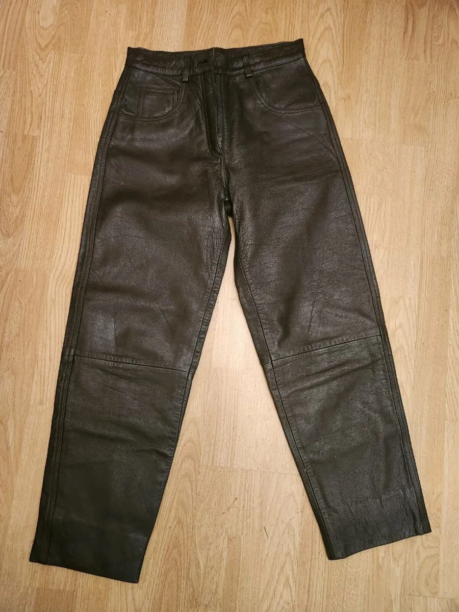 Ladies Vintage leather Jeans - Image 1